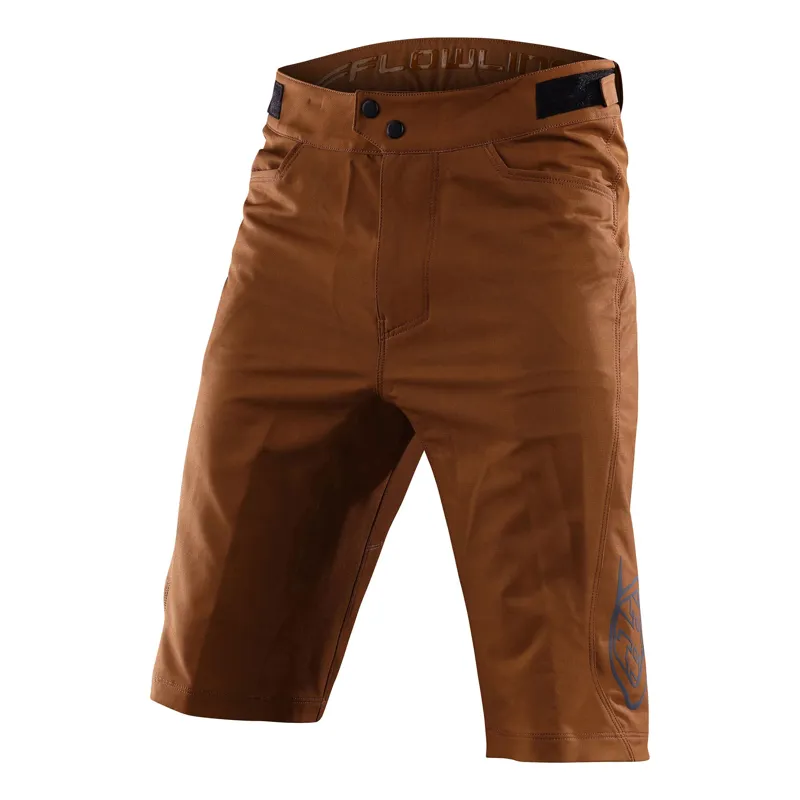 Troy Lee Designs Flowline Shell Solid Shorts in Dark Canvas